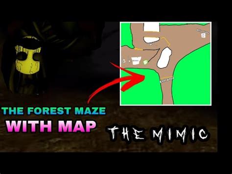 How To Complete Witch Trials Forest Maze With Map The Mimic Roblox