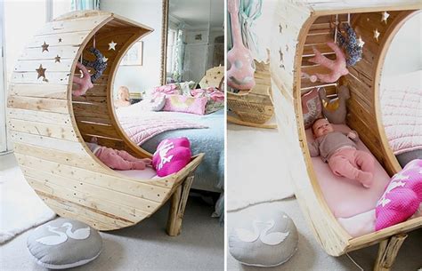 Awesome DIY Moon Shaped Cradle - The Owner-Builder Network