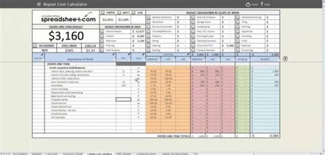 House Flipping Spreadsheet Template — Db