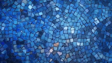 Ethereal Blue Mosaic Abstract Texture For Backgrounds Patterns And