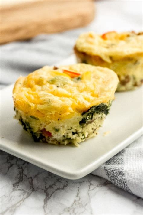 Keto Egg Muffins Easy Low Carb Breakfast Idea Green And Keto