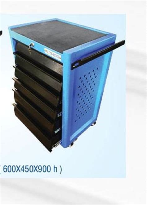 Mild Steel Blue Tool Trolley For Industrial Model Name Number AI 003