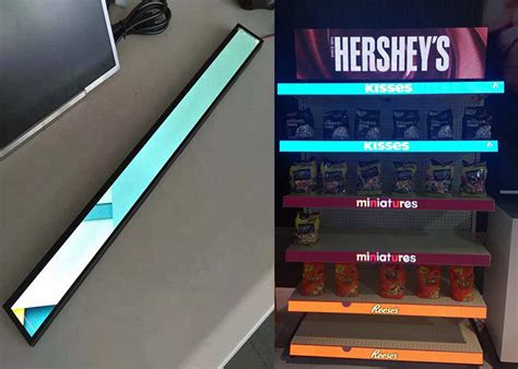 Supermarket Shelf Edge Lcd Advertising Display With Durable