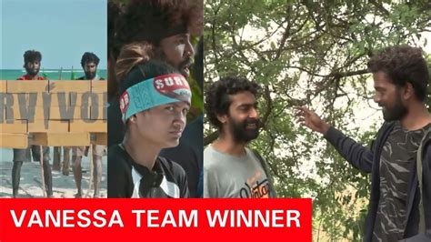 Vanessa Team Winner Survivor Tamil Review YouTube