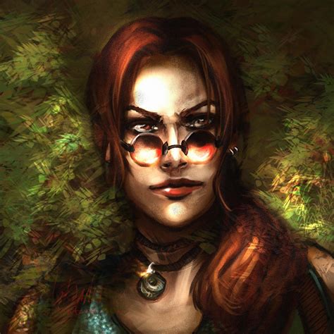 Lara Croft Tomb Raider Portrait By Leksaart On Deviantart