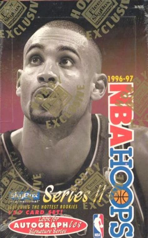 1996 97 Hoops Series 2 Basketball Hobby Box Da Card World