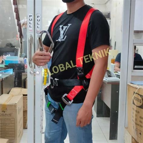 Jual Safety Full Body Harness Single Big Hook Sabuk Pengaman Big