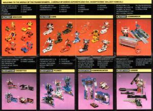 Original Transformers G1 characters Toy Catalog | 2025 Conventions