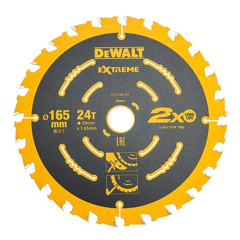 Dewalt Dt10300 165mm Framing Circular Saw Blade Toolstop