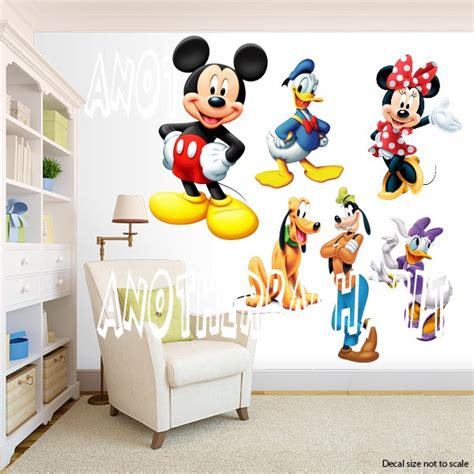 Mickey Mouse Clubhouse Gang Room Decor Wall Decal Removable Sticker