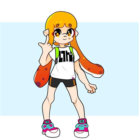 Inkling girl I doodled! : r/splatoon