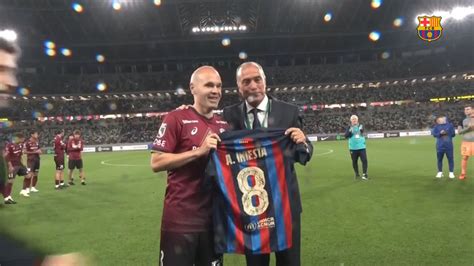 El Chiringuito TV on Twitter El homenaje del Barça a Iniesta tras