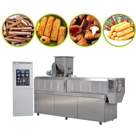 Full Automatic Corn Rice Puffed Snacks Making Machine Puffing Snacks