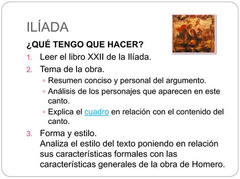 LITERATURA GRIEGA HOMERO ILIADA Y ODISEA Ppt