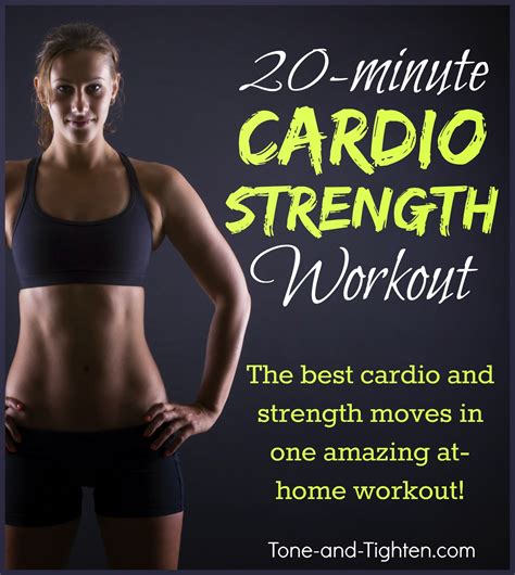 20-Minute At-Home Cardio Strength Workout – My favorite strength moves ...