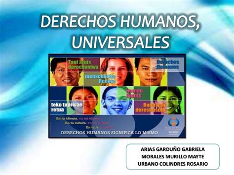 Derechos Humanos Universales