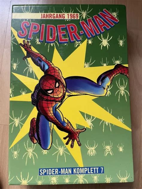 SPIDER MAN SCHUBER KOMPLETT 7 Jahrgang 1969 SpiderMan Spinne EUR 50 00