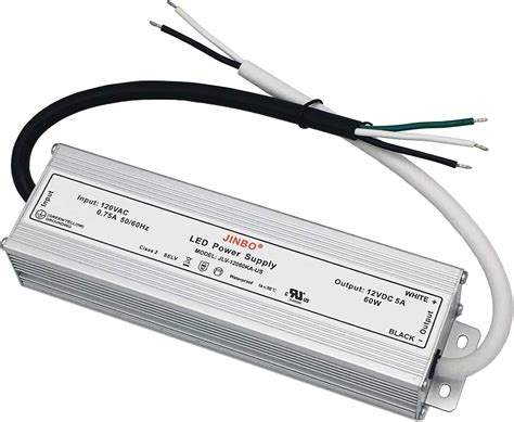 CNBRIGHTER JINBO Fuente de alimentación de 12 V CC 60 W 100 V 130 V