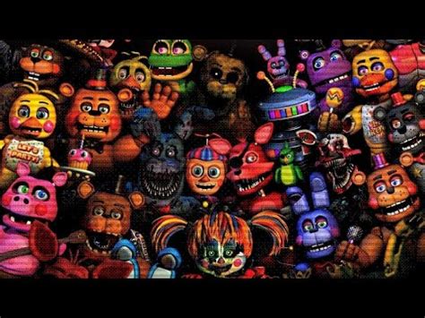 All Five Nights At Freddy S Jumpscares 1 2 3 4 SL 5 6 FFPS