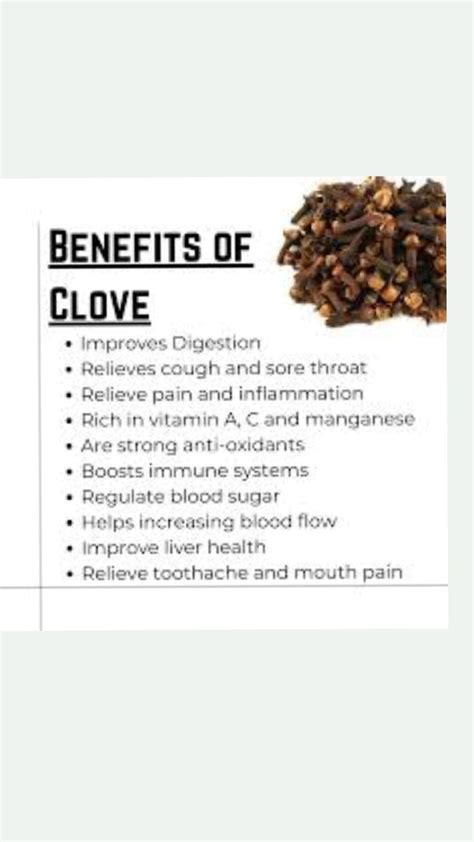 Benefits of Clove | Cloves benefits, Natural oral care, Natural ...