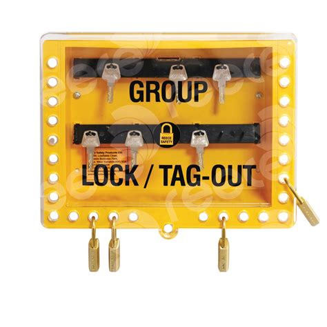 Wall Mounted Group Lockout Box Reece Safety