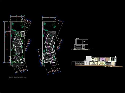 Vivienda Unifamiliar En Autocad Librer A Cad