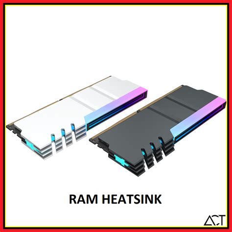 Ram Heatsink 5V ARGB Ram Module Heatsink Radiator PC Memory DDR3 DDR4