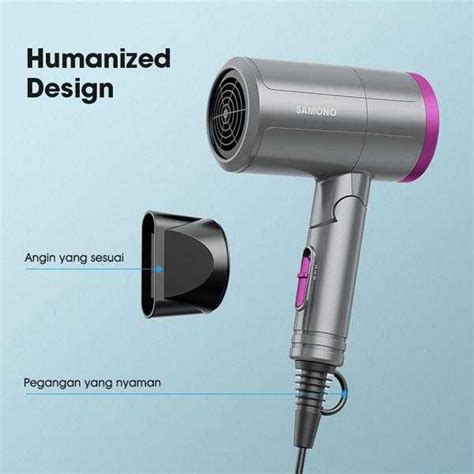 Jual Samono Hair Dryer Watt Pengering Rambut Bisa Dilipat