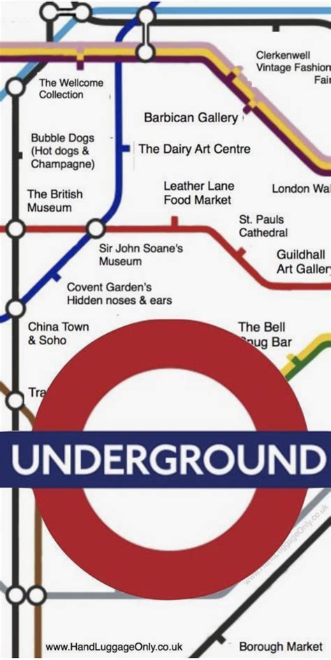 London Underground Map: What To See At Each Stop | London underground ...