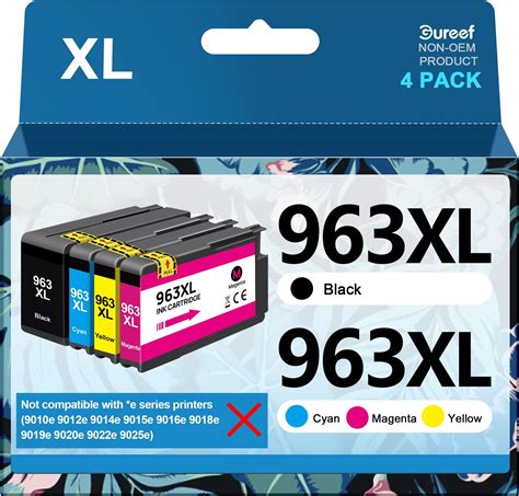 HP 3YP35AE 963XL High Yield Original Ink Cartridge Black Cyan Magenta