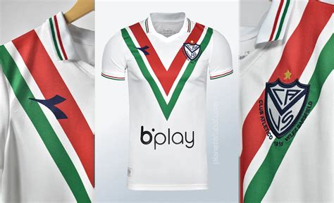 Camiseta italiana Diadora de Vélez Sarsfield 2023