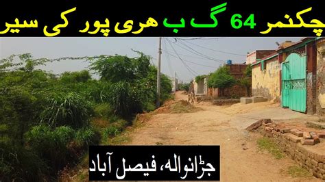 Chak 64 Gb Haripur Tour Jaranwala Faisalabad Pakistan Village Life Gaon Ki Life Youtube