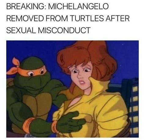 Breaking News Michaelangelo Removed From Ninja Turtles After Sexual