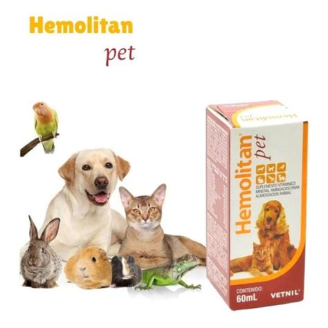 Hemolitan Pet Ml Suplemento Perro Gato Aves Petlife