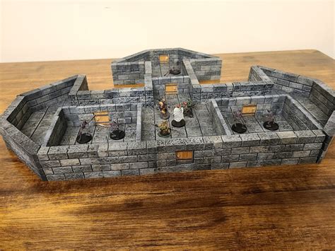 Modular Dungeon Tile Set Corners Etsy