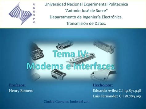 Ppt Tema Iv Modems E Interfaces Powerpoint Presentation Free Download Id2334598