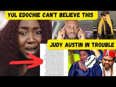 JUDY AUSTIN IN SHOCK AS SHE RECEIVE STRANGE MESSAGES FROM YUL EDOCHIE