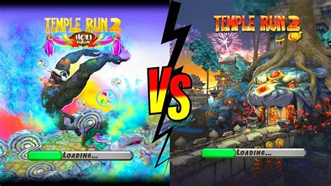 Temple Run 2 Recent Updates Gameplay Holi Festival VS Lost Jungle