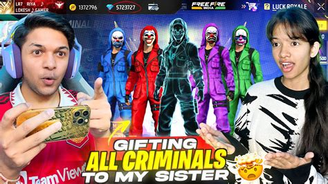 Gifting My Sister All 7 Criminal Bundles RIP 70 000 DIAMONDS Free