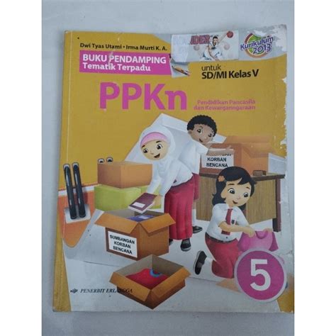 Jual Buku Pendamping Tematik Terpadu Ppkn Kelas Bekas Shopee