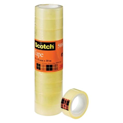 Scotch Klebeband Transparent 508 PP Bandgröße L x B 10 m x 15 m