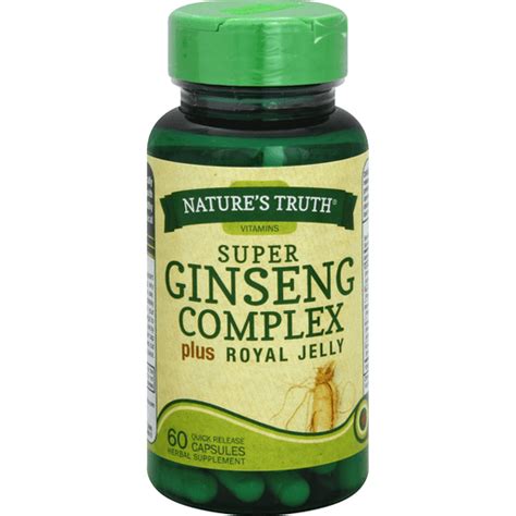 Natures Truth Super Ginseng Complex Plus Royal Jelly Quick Release