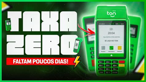 MAQUININHA do TON tem TAXA ZERO para VENDAS no DÉBITO CRÉDITO E PIX