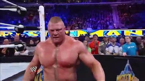 Brock Lesnar Vs Triple H Wrestlemania