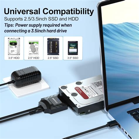 Sata To Usb Adapter Usb 30 Hard Drive To Usb Adapter For 25 Inch Hddssd Usb Ebay