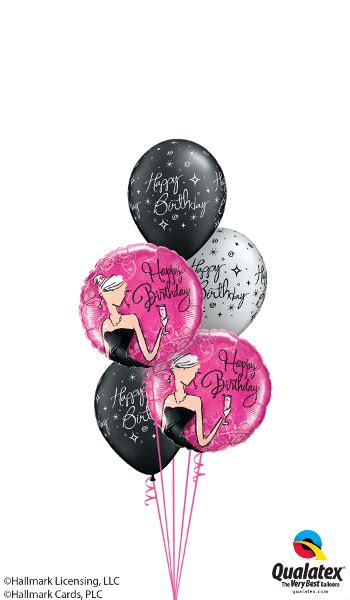 Black And White Birthday Melbourne Party Balloons Melbournes