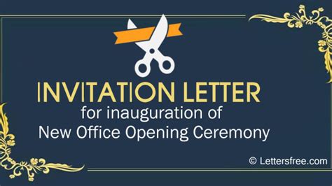 🏷️ Opening Ceremony Invitation Matter 12 Great Grand Opening