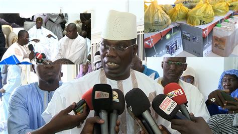 Inondation à touba Le député Cheikh Abdou Bara Doly Mbacke aide les