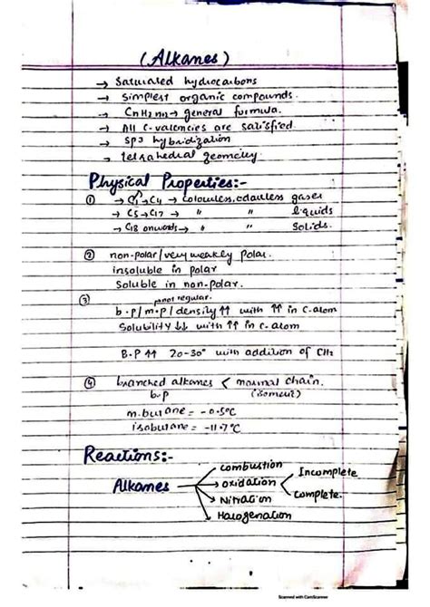 SOLUTION Organic Chemistry For Class 2nd Year Very Easy Handwritten