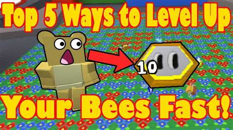 Top 5 Ways To Level Up Your Bees Fast In Bee Swarm Simulator Roblox